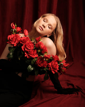 Фотосессия с розами